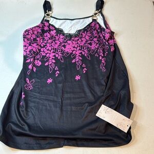 Embellished strap Tank Top M New w/tags
